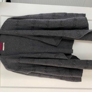 COPY - Velvet Cashmere Sequin Drape Cardigan Sweater